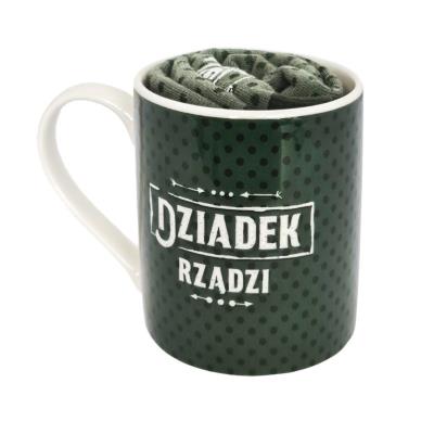 Opakowanie Kubek ze skarpetami dla Dziadka