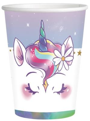 Kubki papierowe 250ml 8szt. Wydawca: AMSCAN. SmakLiter.pl Opakowanie Kubki papierowe 250ml 8szt