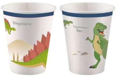 Kubki papierowe 250ml 8szt. Wydawca: AMSCAN. SmakLiter.pl Opakowanie Kubki papierowe 250ml 8szt