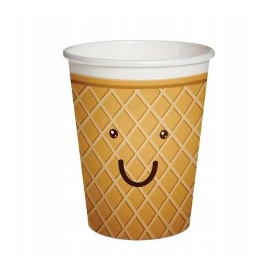 Opakowanie Kubki papierowe eko Lody 250ml 10szt