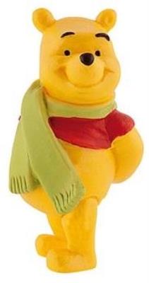 Opakowanie Kubuś Puchatek w szaliku  figurka