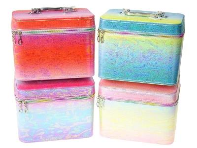 Opakowanie Kuferek L z lusterkiem na zamek 23x17x15cm MIX