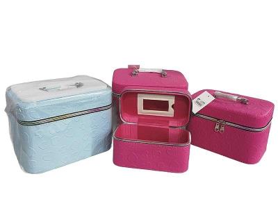 Opakowanie Kuferek L z lusterkiem na zamek 23x17x15cm MIX