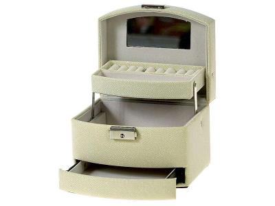 Opakowanie Kuferek szkatułka na biżuterię z lusterkiem