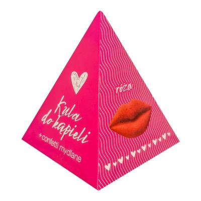 Opakowanie Kula kąpielowa - usta czerwone. Confetti