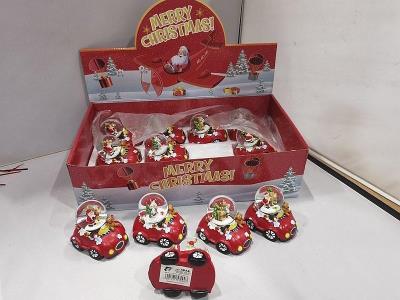 Opakowanie Kula śniegowa z motywem świątecznym (12szt)