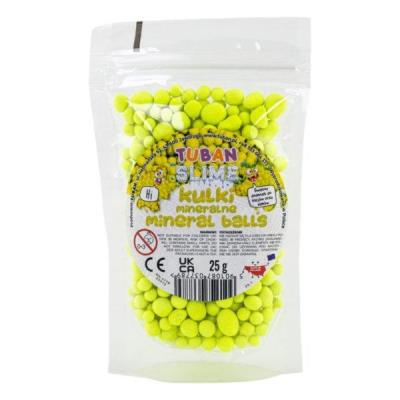 Opakowanie Kulki mineralne 25g - limonkowe TUBAN