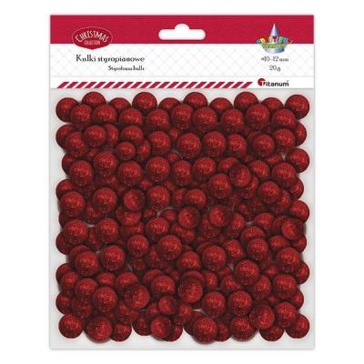 Opakowanie Kulki styropianowe mix czerwone 20g
