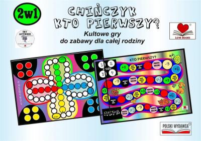Opakowanie Kultowe gry planszowe 2w1. Chińczyk, Kto pierwszy?