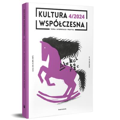 Okładka książki Kultura Współczesna 4/2024 AI w kulturze Historie narracje praktyki