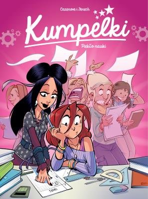 Kumpeki T.7 Piekło nauki. Autor: Christophe Cazenove, Philippe Fenech. SmakLiter.pl Okładka książki Kumpeki T.7 Piekło nauki