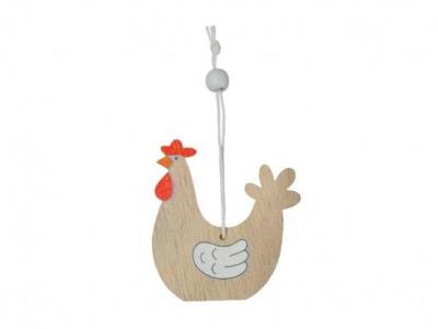 Opakowanie Kura zawieszka brązowa 6,5cm