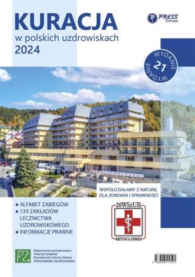 Okładka książki Kuracja w polskich uzdrowiskach 2024