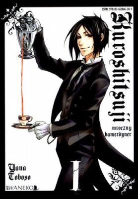 Kuroshitsuji 01. Autor: Yana Toboso. SmakLiter.pl Okładka książki Kuroshitsuji 01