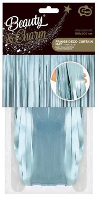 Kurtyna B&C matowa jasnoniebieska 100x200cm. Wydawca: GODAN. SmakLiter.pl Opakowanie Kurtyna B&C matowa jasnoniebieska 100x200cm