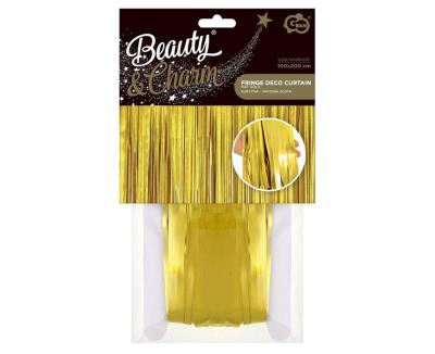 Kurtyna matowa złota 100x200cm. Wydawca: GODAN. SmakLiter.pl Opakowanie Kurtyna matowa złota 100x200cm