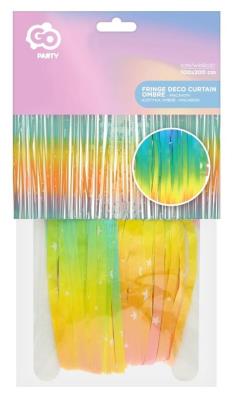 Opakowanie Kurtyna Ombre macaron z gwiazdkami 100x200cm