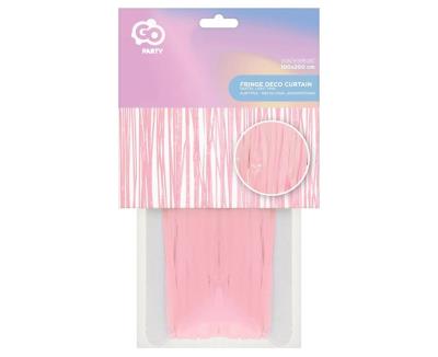 Opakowanie Kurtyna pastelowa jasnoróżowa 100x200cm