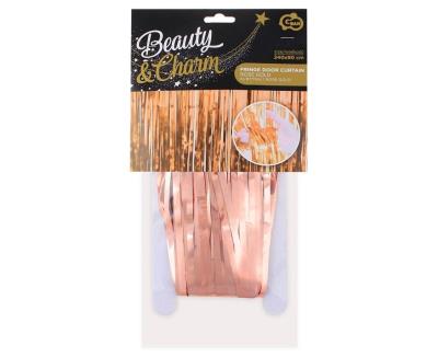 Opakowanie Kurtyna różowe złoto 90x240cm