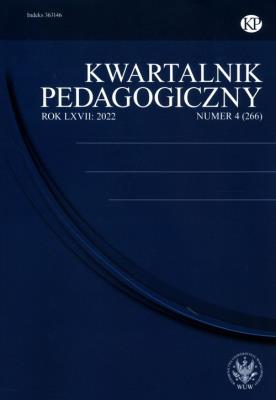 Kwartalnik Pedagogiczny 4(266)/2022. Wydawca: Wydawnictwa Uniwersytetu Warszawskiego. SmakLiter.pl Opakowanie Kwartalnik Pedagogiczny 4(266)/2022