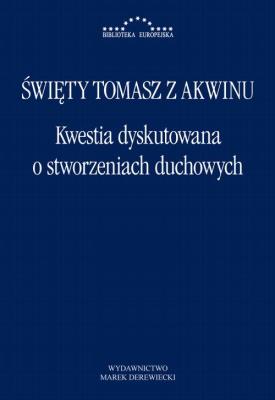Okładka książki Kwestia dyskutowana o stworzeniach duchowych