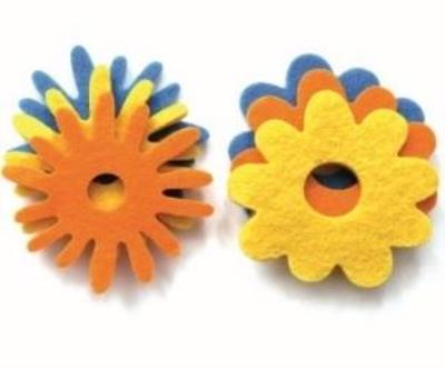 Opakowanie Kwiatki z filcu 6szt