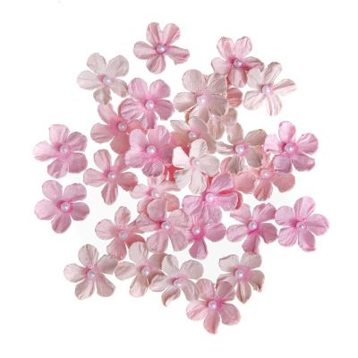 Kwiaty papierowe z perełką 2cm 32szt. Wydawca: Dalprint. SmakLiter.pl Opakowanie Kwiaty papierowe z perełką 2cm 32szt