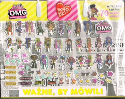 Okładka książki L.O.L. Surprise! OMG Kocham naklejać cz. 4 Ważne, by mówili
