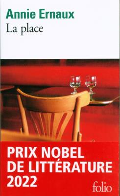 La Place. Autor: Annie Ernaux. SmakLiter.pl Okładka książki La Place