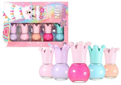 Opakowanie Lakiery do malowania paznokci Korona 5 kolorów