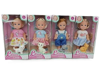 Opakowanie Laleczka 12cm z kotkiem MIX