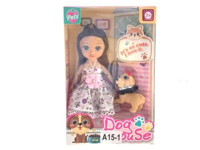Opakowanie Laleczka 16cm z pieskiem