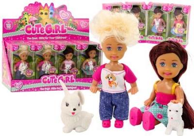 Opakowanie Laleczka mini ze zwierzątkiem MIX