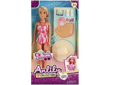 Opakowanie Lalka 29cm z zestawem ubrań plażowych