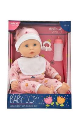 Lalka Baby Joy 38 cm różowe ubranko. Wydawca: Dolls World. SmakLiter.pl Opakowanie Lalka Baby Joy 38 cm różowe ubranko