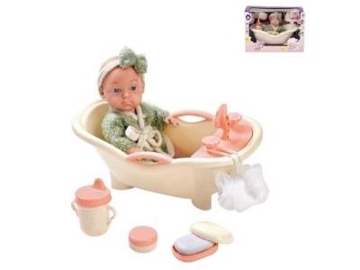 Opakowanie Lalka bobas 22cm w wanience z akcesoriami