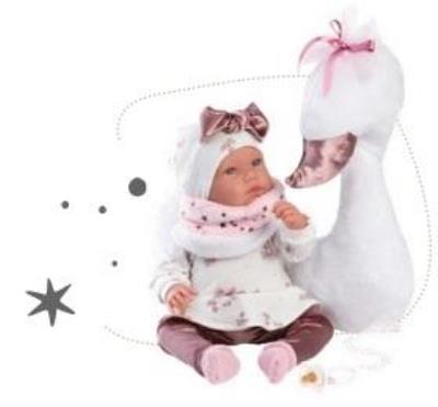 Opakowanie Lalka bobas Tina 44cm