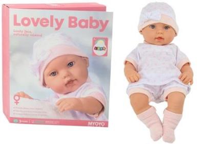 Opakowanie Lalka bobas w białej piżamce