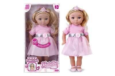 Lalka Natalia funkcyjna 36 cm. Wydawca: Artyk. SmakLiter.pl Opakowanie Lalka Natalia funkcyjna 36 cm