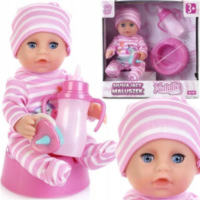 Lalka Natalia siusiający maluszek 17 cm. Wydawca: Artyk. SmakLiter.pl Opakowanie Lalka Natalia siusiający maluszek 17 cm