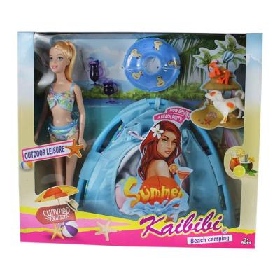 Opakowanie Lalka Relaks na plaży z pupilem