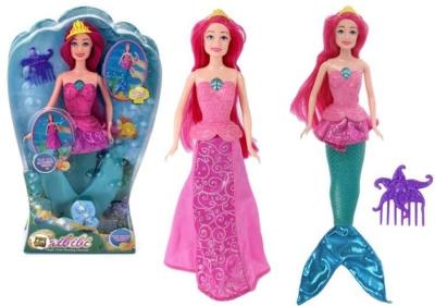 Opakowanie Lalka syrenka z magiczną sukienką