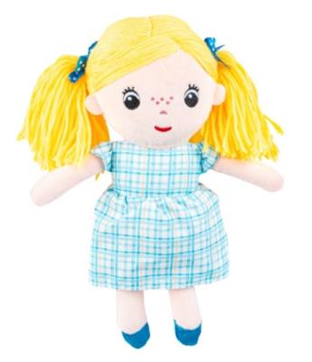 Lalka szmaciana Janka 23cm. Wydawca: Dumel. SmakLiter.pl Opakowanie Lalka szmaciana Janka 23cm
