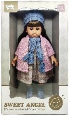 Lalka w płaszczyku 38cm. Wydawca: Artyk. SmakLiter.pl Opakowanie Lalka w płaszczyku 38cm