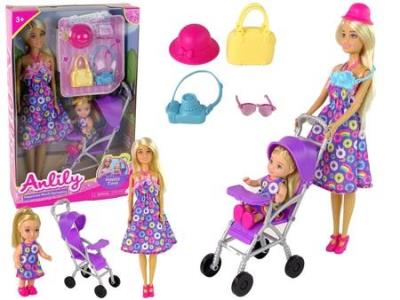 Opakowanie Lalka z dzieckiem w wózku + akcesoria