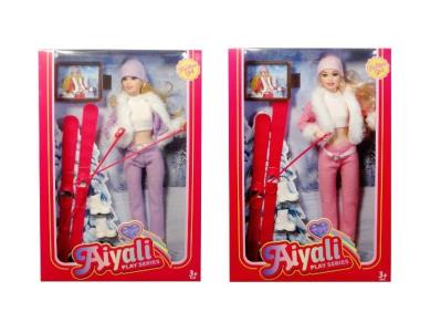 Opakowanie Lalka z nartami i łyżwami MIX