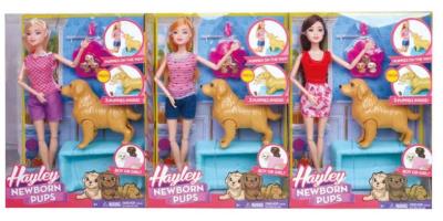 Opakowanie Lalka z pieskiem i szczeniakami