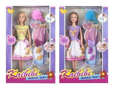 Opakowanie Lalka z sukienką do malowania mix