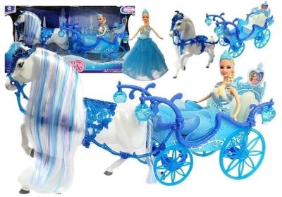 Opakowanie Lalka z wozem i koniem kareta Królowa Lodu