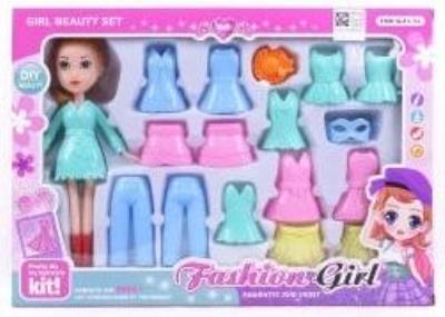 Opakowanie Lalka + zestaw ubranek